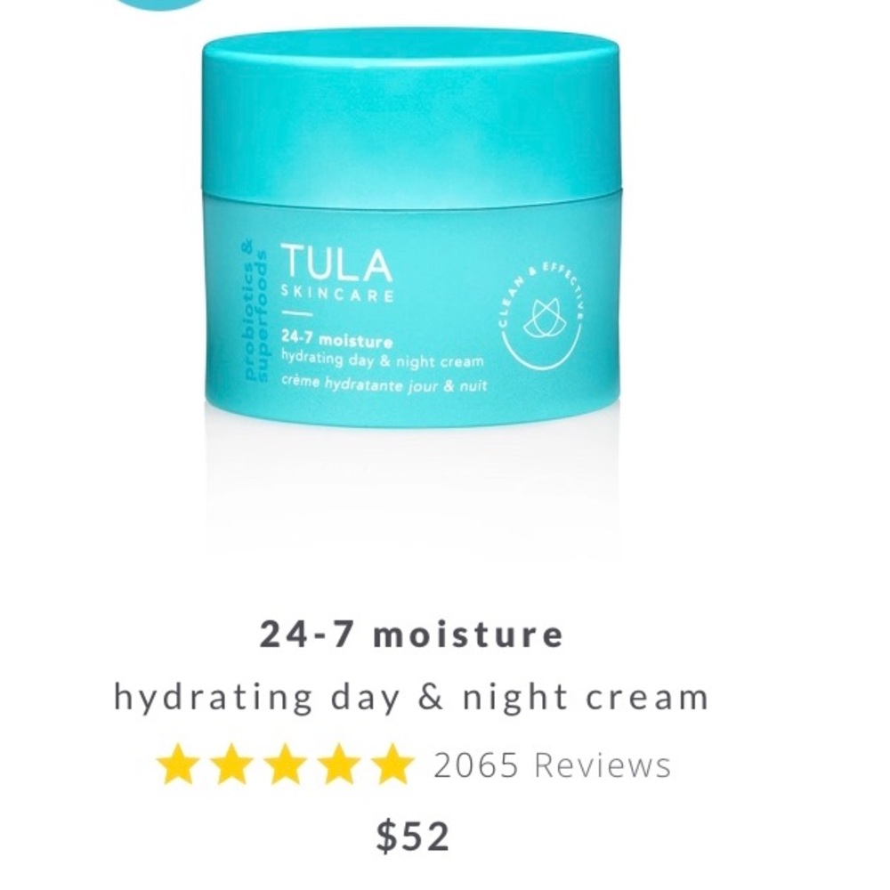 TULA: hydrating day + night cream